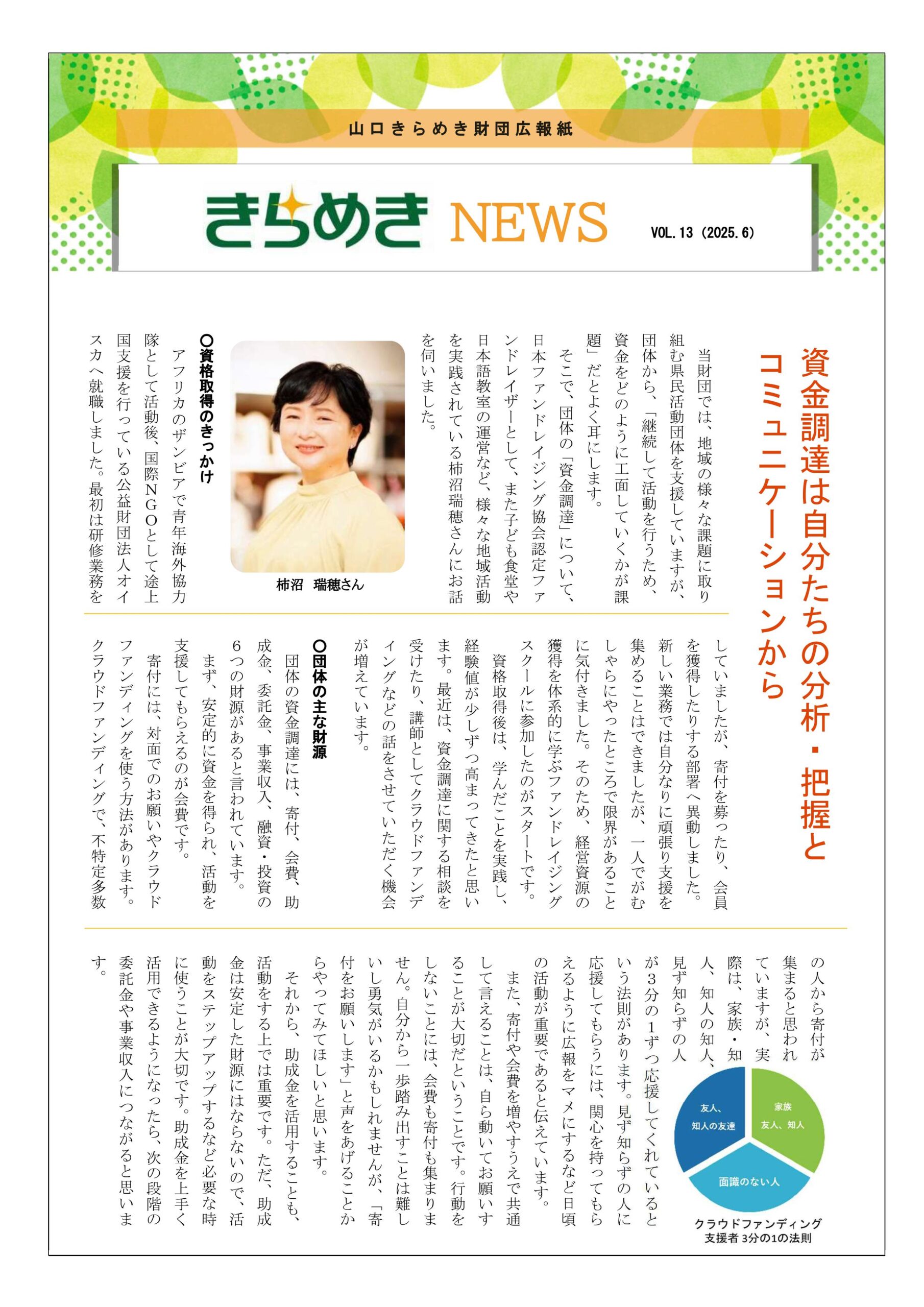 画像：きらめきNEWS vol.13を発行しました